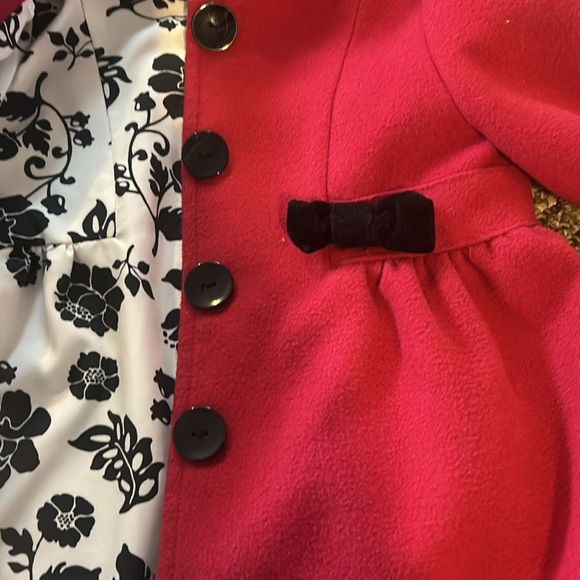 Kids red hooded coat - Picture 4 of 5